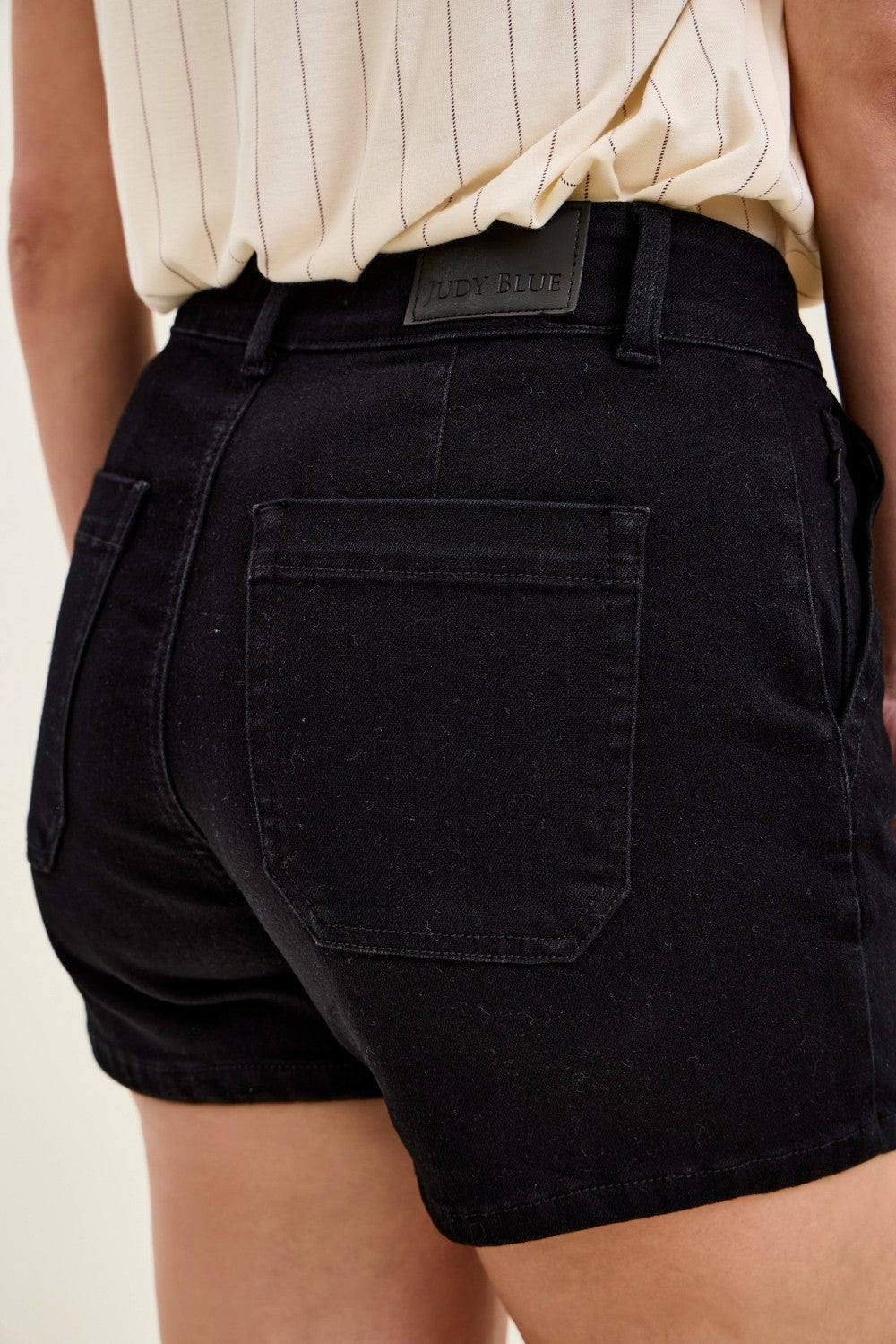 Judy Blue High-Waisted Trouser Shorts - FELLAURA