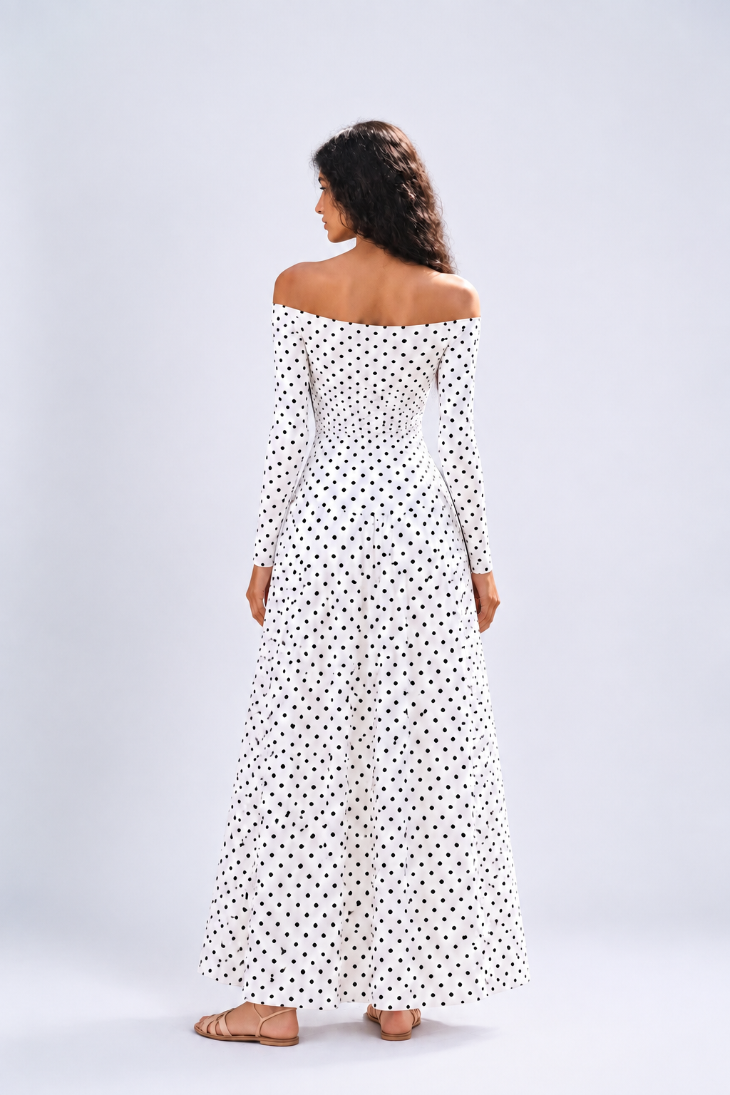 Off-the-Shoulder Maxi Dress