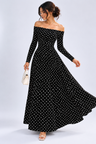 Black Polka Dots