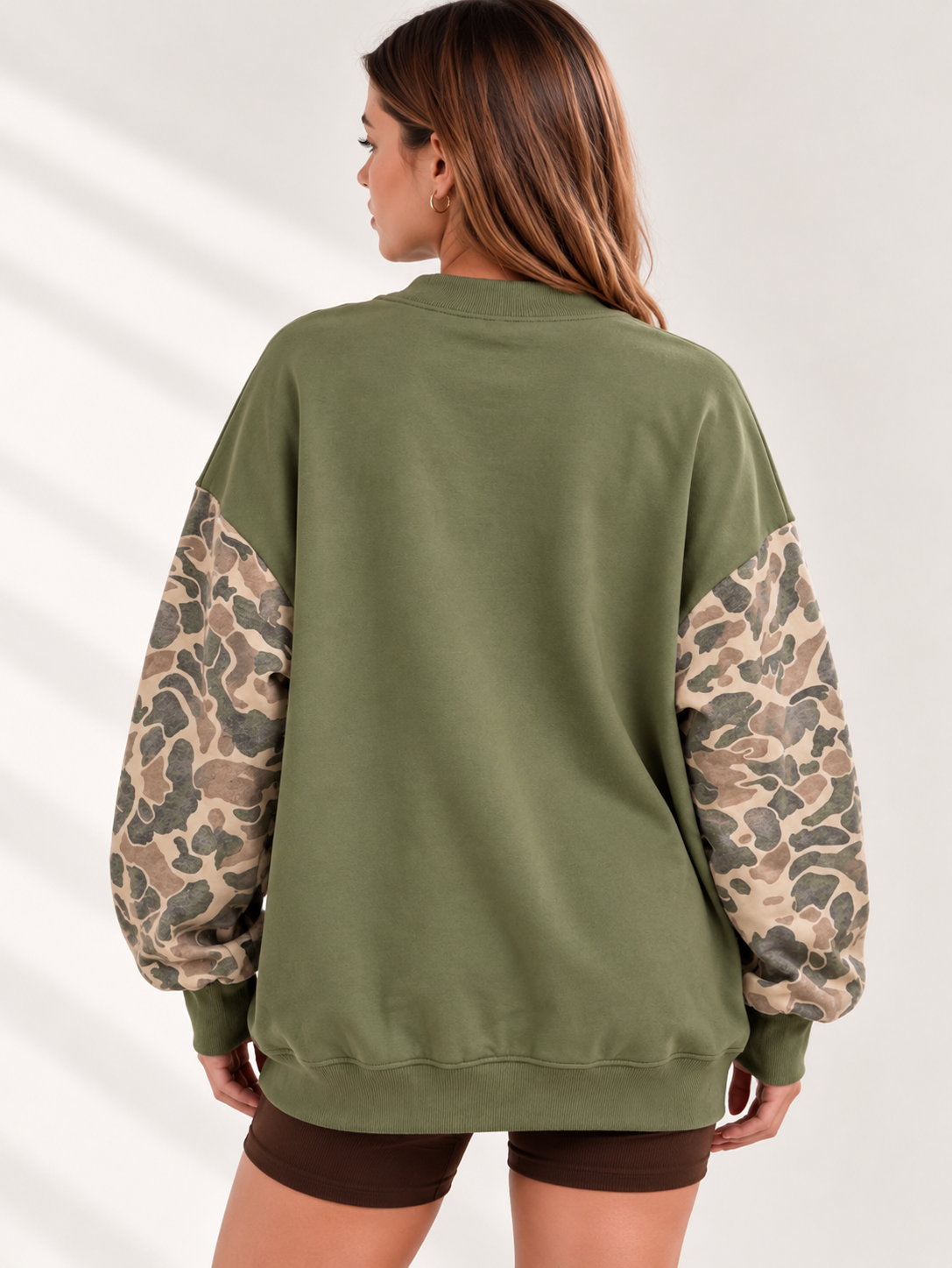 Camouflage Long Sleeve Sweatshirt