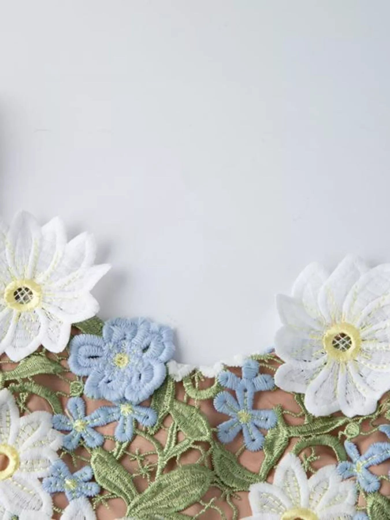 Stylish Floral Embroidered Maxi Dress - FELLAURA