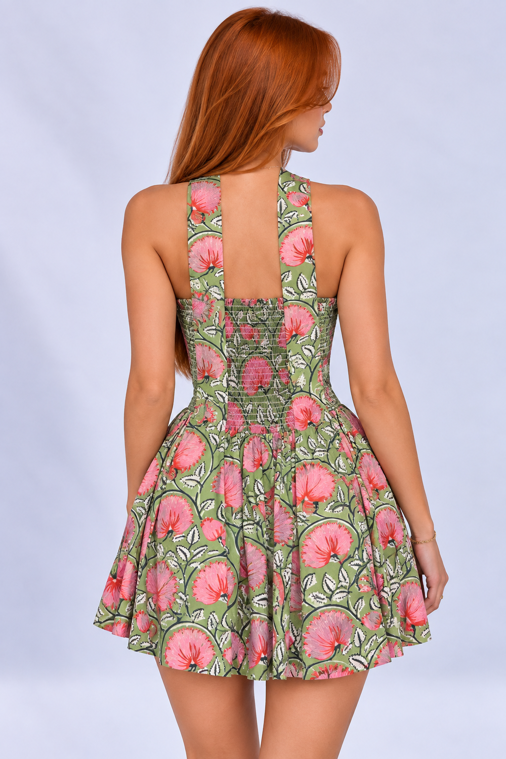 Printed Tube Mini Dress