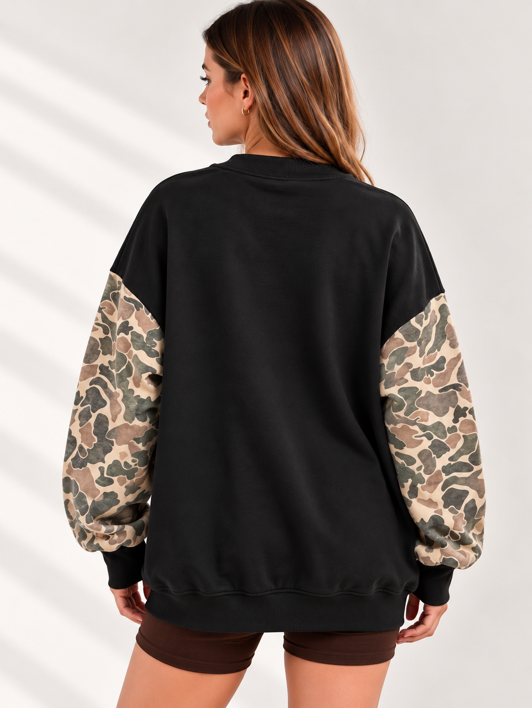 Camouflage Long Sleeve Sweatshirt