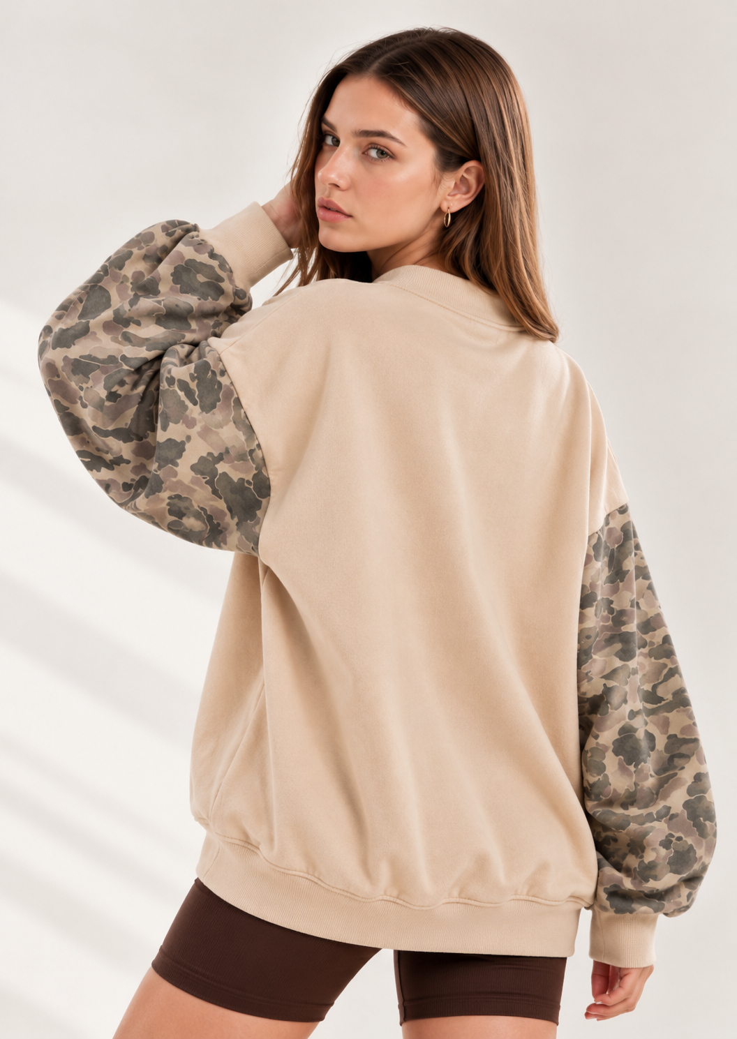 Camouflage Long Sleeve Sweatshirt
