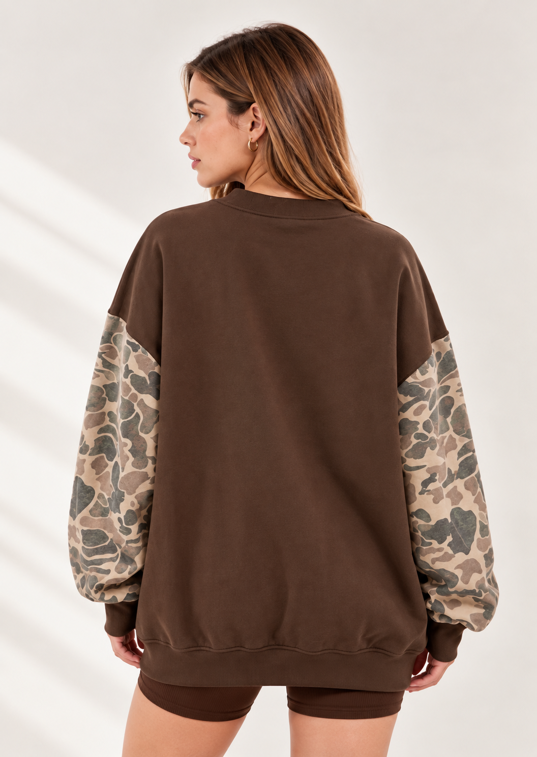 Camouflage Long Sleeve Sweatshirt