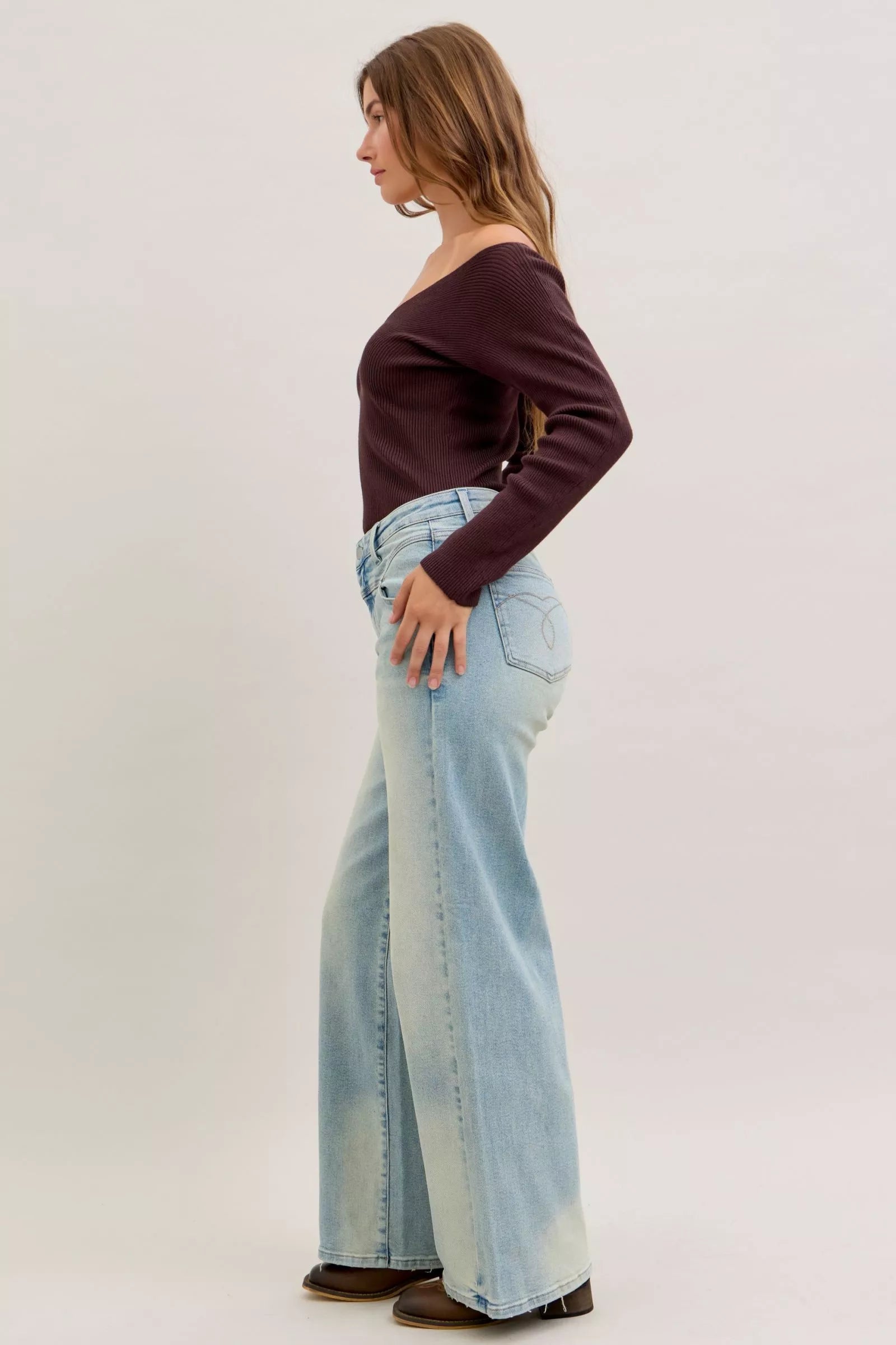 Judy Blue High Waist Column Straight Jeans - FELLAURA